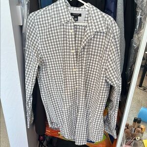 Structure Gray Casual Button Down Shirt
